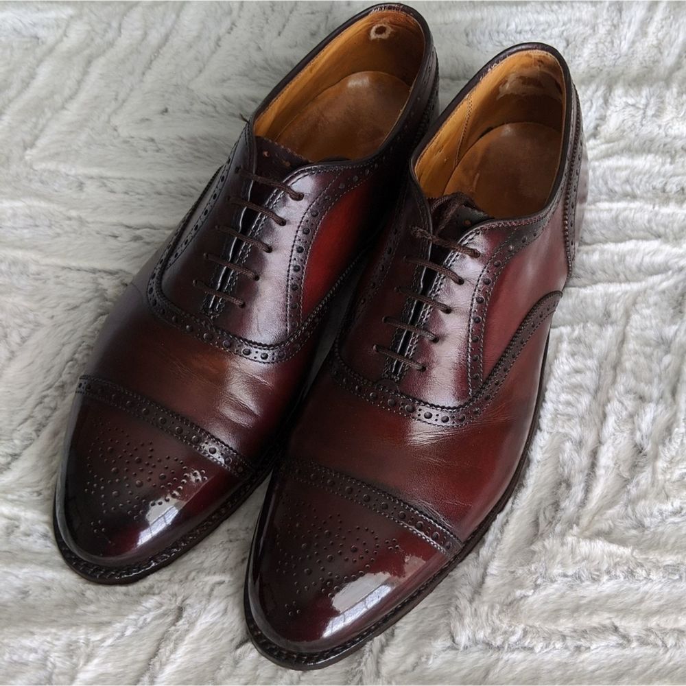 SOLD! Alden Mens 908 Cap Toe Brogue Oxford